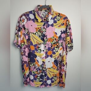 Ascot and Hart Floral Button-Down Shirt